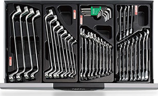 Tủ dụng cụ đồ nghề 7 ngăn 229pcs TOPTUL GCAJ0037