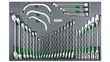 Tủ đồ nghề 7 ngăn 308 chi tiết Toptul GE-30818