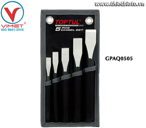 Bộ đục dẹt 5pcs Toptul GPAQ0505